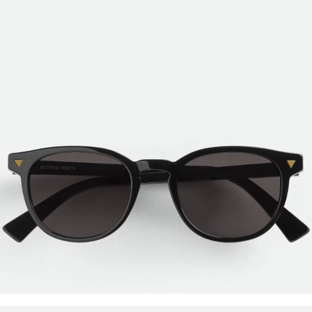 Bottega Soft Recycled Acetate Panthos Sunglasses, NWT